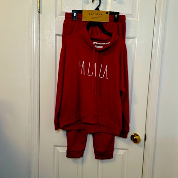 Rae Dunn Pants - Rae Dunn Sz M Cowl Neck Pullover and Jogger